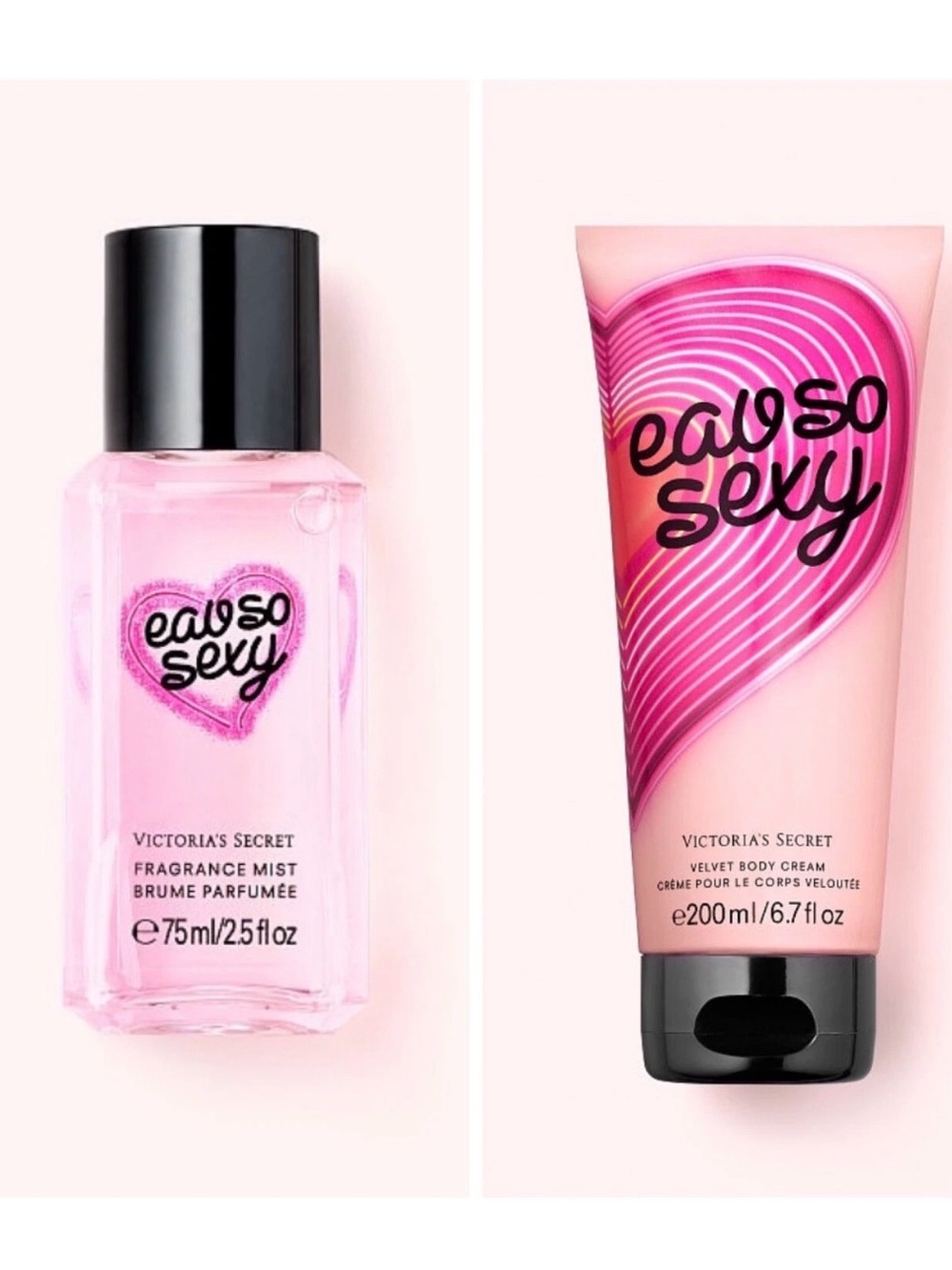 Victoria’s Secret EAU SO SEXY Fragrance Mist and Velvet Body Cream